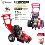 Rato Commercial Stump Grinder 15HP Petrol Engine Tree Root Remover Cutter Wood