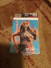 Party Express Star Wars Jar Jar Binks - Pack Of 8 Thank You Notes W/ Envelopes
