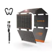 60W Portable Solar Panels Chargers with PD3.0 USB-C, QC3.0 USB-A and DC Outputs