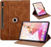 [TEDTIKJT] Case for Samsung Galaxy Tab S10 Plus/S9 Plus/S8 Plus/S7 Plus/S7 FE 12.4 Inch T970 X810 PU Leather 360° Rotatable Multi-Angle Stand Flip Cover Protective Case with Auto Sleep/Wake, Business