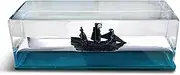 Cruise Ship Fluid Drift Bottle | Unsinkable Boat in a Box | Model Decoration | Desk Toy Gifts for Display Cases Home Decor