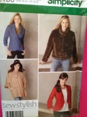 Simplicity Sewing Pattern 2150 Ladies / Misses Jackets Size 6-14 Uncut New