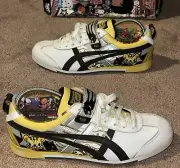 ONITSUKA TIGER TOKIDOKI MEXICO LOW WHITE BLACK HY8P4 MENS SIZE 10 RARE
