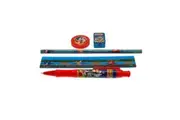 Sonic The Hedgehog Stationery Set (Pack of 5) (Blue/Red) (One Size)