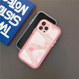 粉色油畫星空適用iPhone13promax蘋果12手機殼11可愛xs硅膠xr潮女-優妮好貨 手機殼
