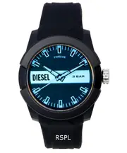 Diesel Double Up Silicone Strap MultiColour Dial Quartz DZ1982 30M Mens Watch