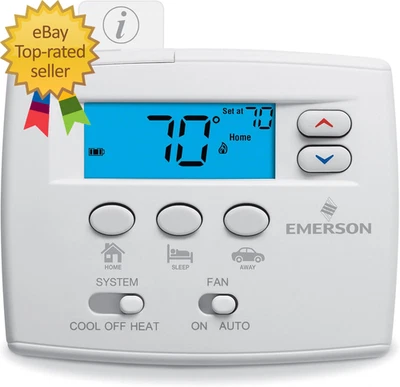 1F86EZ-0251 Non-Programmable Thermostat Hand Control Temperature Display
