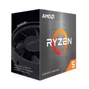 Box AMD CPU Processor Ryzen R5 5600X Cores 6 Threads 12 3.7Ghz Up to 4.6Ghz
