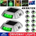4-20Pack Solar Driveway Lights LED Road Markers for Stair Garden Pathway Green