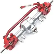 Upgrade Front Rear Axles Set for MN MN128 MN86 MN86S G500 1/12 RC Remote Control Car Parts Metal Upgrade Fr&on&t and Rear Axle Differential Bridge Shaft Complete Set(H)