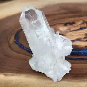 Stunning AA Grade Clear Quartz Crystal Point Cluster 94 Gram Natural Brazil