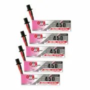 GAONENG GNB 3.8V 450mAh 80C 1S 4.35V HV LiPo Battery GNB27 Plug for TINY7Moblite7 Walksnail Whoop FPV Racing Drone