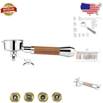 Elegant 54mm Portafilter for Breville - Ergonomic Design and Handcrafted Quality