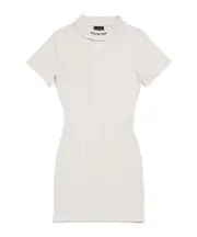 Women's Balenciaga T-shirt Mini Dress in Off White S off-white