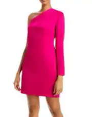 Aidan by Aidan Mattox One Shoulder Sheath Dress MSRP $175 Size 2 # 1A 1587 new