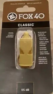 Fox 40 Classic Yellow Whistle Referee, Safety Alert, Rescue Lifeguard