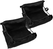 MAGICLULU 2Pcs Stroller Organizer Under Stroller Storage Bag for Essentials Easy to Install Pushchair Storage Pouch Bottom Organizer for Wagon Accessories