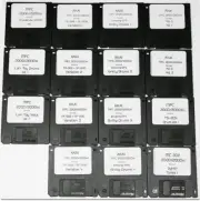 Akai MPC 3000 2000 xl Format Floppy 15 Disk Drum Machine Sample Library 1200 909