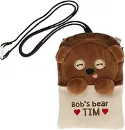 マルシン(Marushin) Marushin 4805056500 Mascot Pocket Pouch, Minion, Hyokkori Bear, Kindergarten, School Entrance Preparation, Kindergarten, Elementary School, Girls, Boys, Character