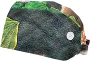 [WOSHJIUK] Working Hat 2 Pack Scrub Caps for Women,cat Sleeping Flowers Butterfly,Tie Back Cap Adjustable Scrub Hat