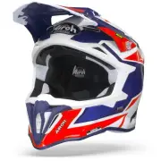 Strycker Axe Blue Red Offroad Helmet