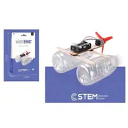 Wooden Wind Boat DIY Craft Kit Battery Powered Kids Toys Project Complete Kit