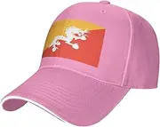 [SSIULUS] Bhutanese Flag Casquette Cap Hats,Trucker,Baseball Cap with Snapback,Perfect for Summer,Golf