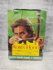 Topps Robin Hood Costner Movie Vintage Full vintage Trading Cards Box NOS (B)