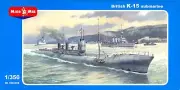 MikroMir Models 1/350 BRITISH K-15 SUBMARINE