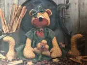 SNUGGLE BEAR Doll Pattern by Threadbare Primitives #259