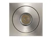 Hunza Flush Floor Spot Square PureLED 1050Ma Integral Driver Stainless Steel