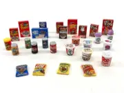 Junk Food Doody WACKY PACKAGES mini parody set capsule toy