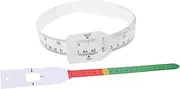 HOMSFOU Baby Head Circumference Measuring Ruler, 24Inch Head Measuring Tape, PP Plastic Infant Head Circumference Tape 26cm+60cm