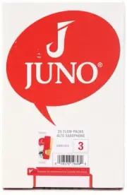 Vandoren JUNO JSR61325 Alto Saxophone Reeds - 3.0 (25-pack) (3-pack) Bundle