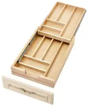 Rev-A-Shelf 4WTCD-18HSC-1 Wood Classics 15" Base Cabinet Two Tier - Maple
