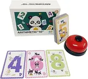 Table Card Board Game | Pattern Matching Card Board Game - Interactive Parent-Child Educational Toy with Ringing Bell for Traveling Home Schools Daycare Centers Kindergarten