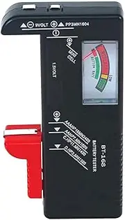 Universal Battery Checker for AA AAA C D 9V 1.5V Button Cell Batteries