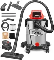 20V 25L Wet & Dry Vacuum Cleaner Multi-Purpose Removable Universal Wheel with HE