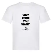 Joe @ Jonas@ KID'S tshirt tee shirt t LYRIC gift custom LYRICS