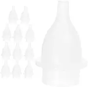 Kisangel 12pcs Nose Sucker Tips Kit Ear for Newborns Toddlers Nasal Device Backflow for Travel