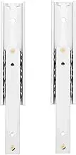 SEWACC 2Pcs Miniature Drawer Slide Rails Wide Heavy Duty Cabinet Tracks for Smooth Operation Durable Construction for Closets and Cupboards