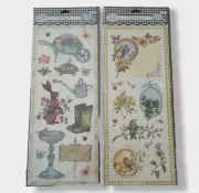 Tracy Porter Stickers Spring Songbird Enchanted Garden Bird Rabbit Turtle