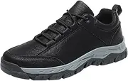 [JiuQing] Men's Hiking Shoes Waterproof Low Rise Walking Shoes Non Slip Lightweight Outdoor