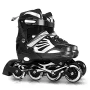 Skate Shoes for Kids Adjustable Illuminating Inline Skates with W4F2