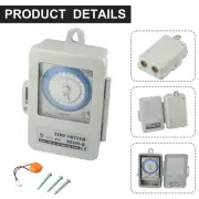and Reliable Programmable Mechanical Timer Switch Waterproof AC100~250V 20A