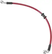 Universal 40cm 15.75#34; Motorcycle Brake Clutch Oil Hose Line Pipe Red Stylish Design Car Brake Hoses ﻿