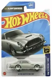 2024 HOT WHEELS ASTON MARTIN 1963 DB5 7/10 HW: SCREEN TIME {SILVER}