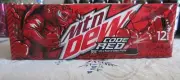 MTN Mountain Dew CODE RED Soda Pop Soft Drink 1 x 12 Pack of 12 oz Cans New