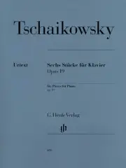 Tchaikovsky 6 Piano Pieces Op 19 Henle Urtext Advanced Solo Sheet Music Book