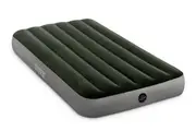 Intex: Twin Dura-Beam Prestige Downy Airbed - With Battery Pump
